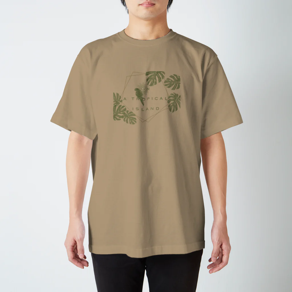 kiki25の南の島で(グリーン) スタンダードTシャツ