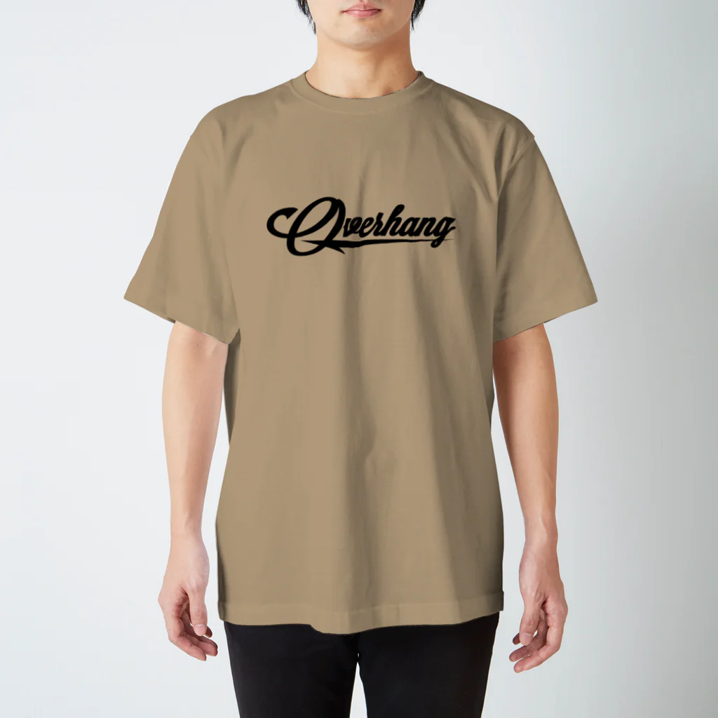 2753GRAPHICSのOverhang TEE - black logo - Regular Fit T-Shirt