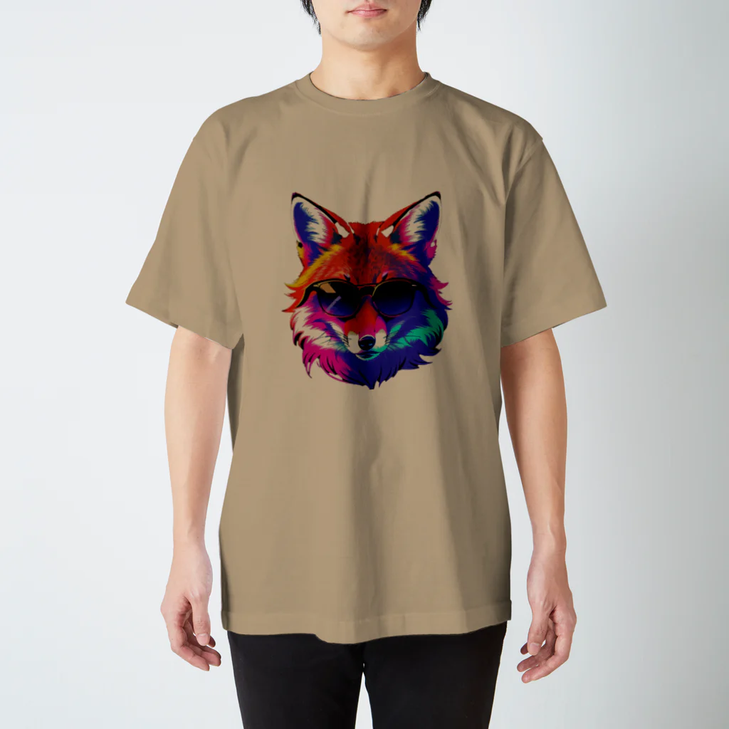 イマオカのサングラス狐 Regular Fit T-Shirt