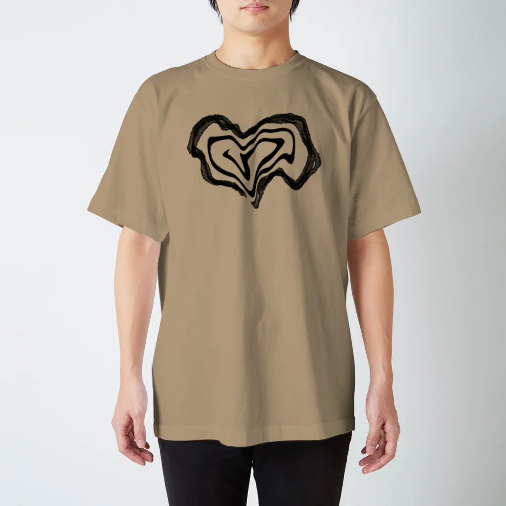 Shark Aerer'sのshark heart logo tee スタンダードTシャツ