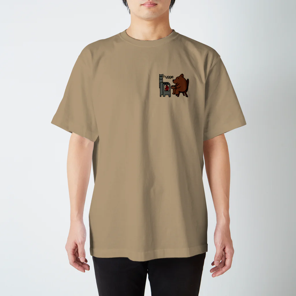 Nix de Silvaのhygge クマ　暖炉 Regular Fit T-Shirt