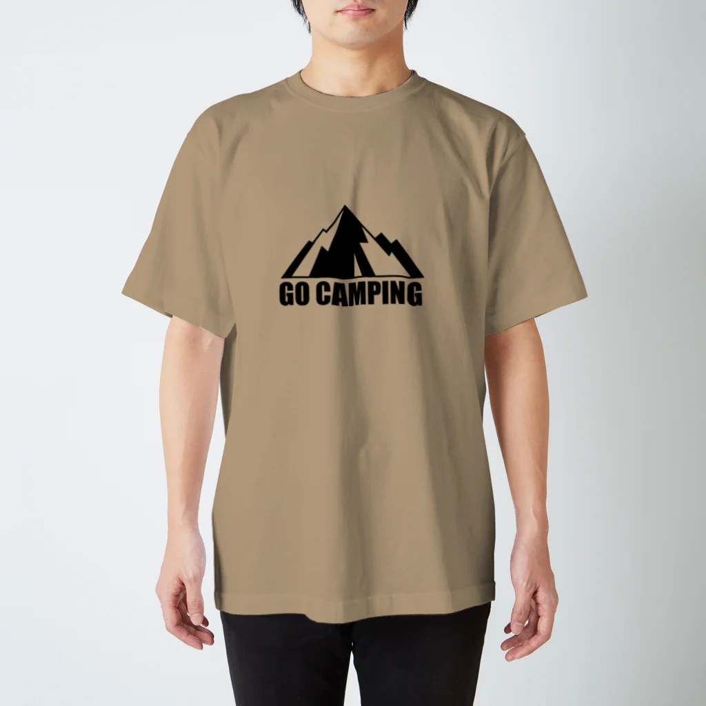 id-linkのアウトドア、登りたくなる山 スタンダードTシャツ