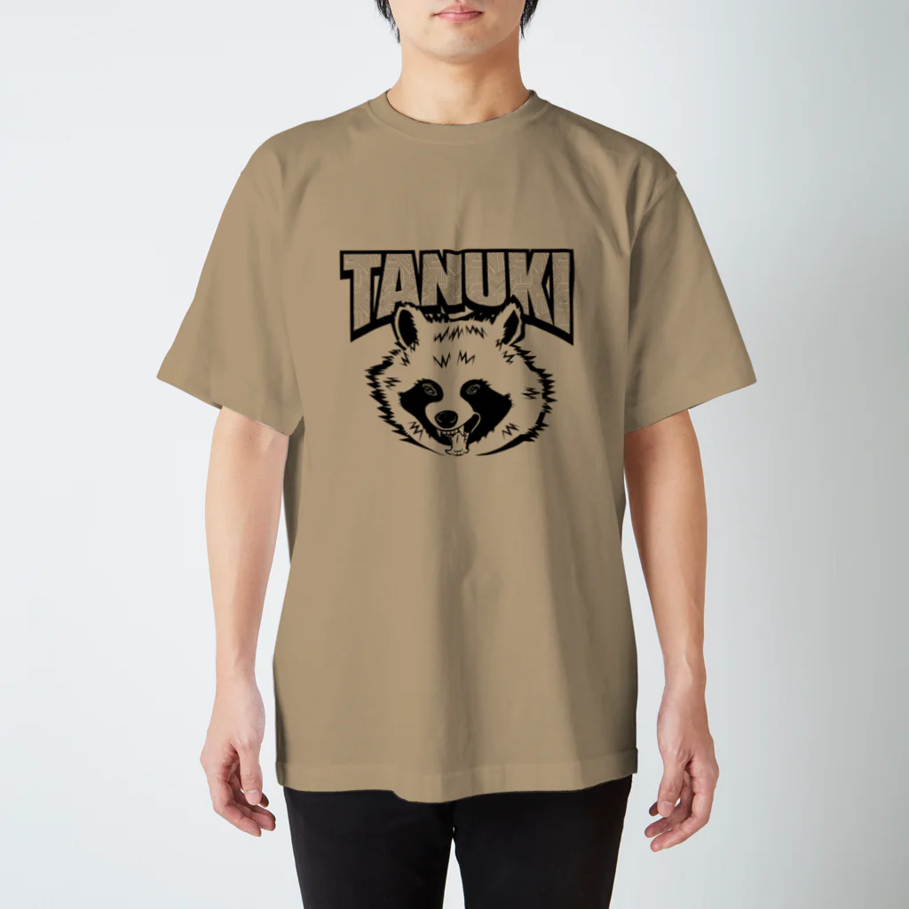 T&TのタヌキROCK スタンダードTシャツ