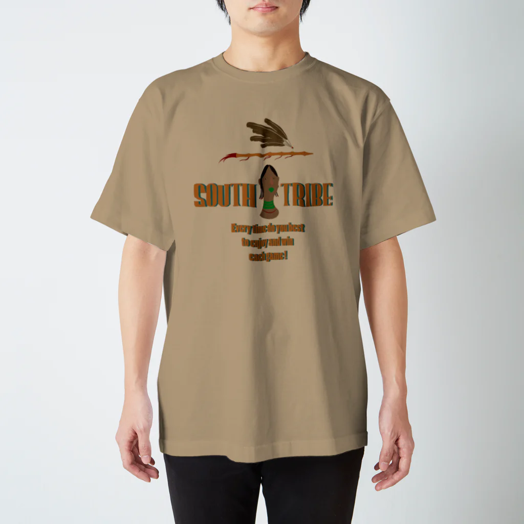 KIKUUUDESIGNのsouth tribe-2 スタンダードTシャツ