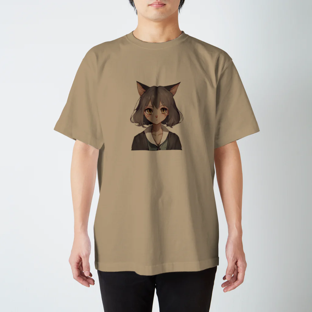 ニャン丸の転生猫 スタンダードTシャツ