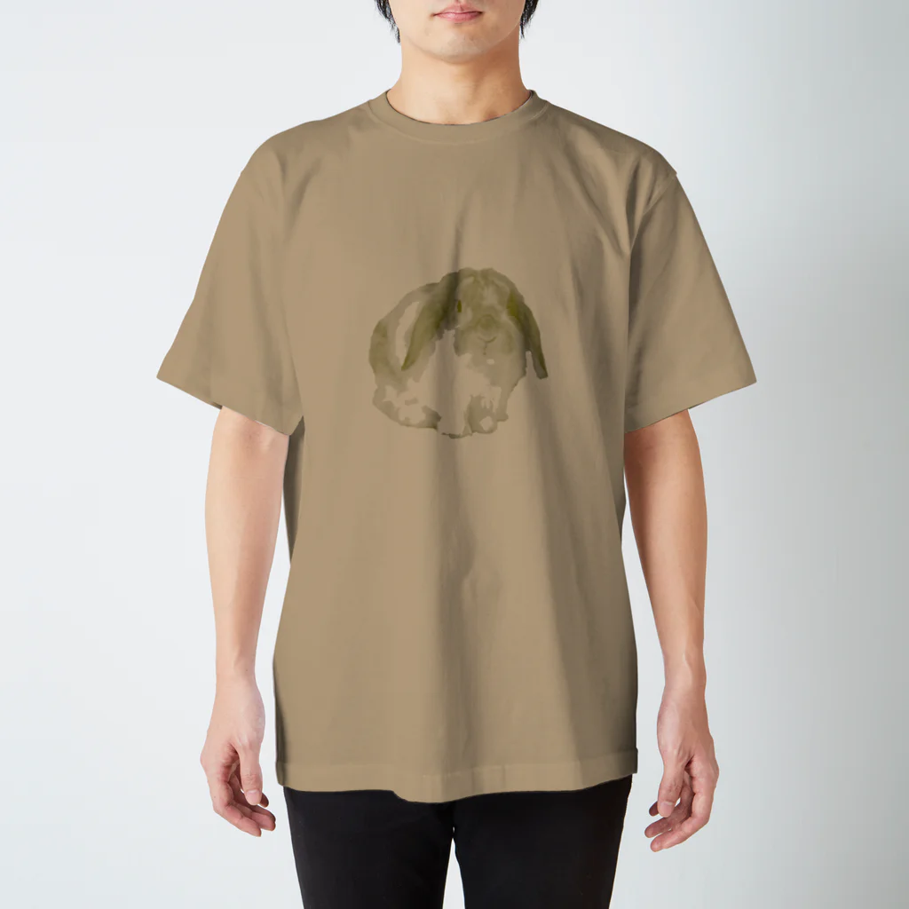 ウサ吉の野望のダブルトーン ウサ吉LARGE イエロー  Regular Fit T-Shirt