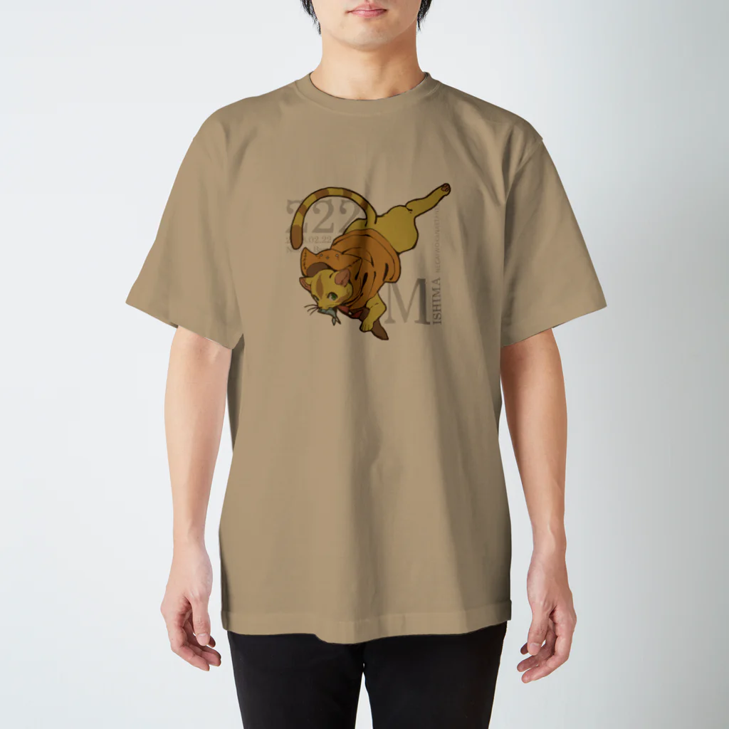 BARE FEET/猫田博人のミシマTシャツ スタンダードTシャツ