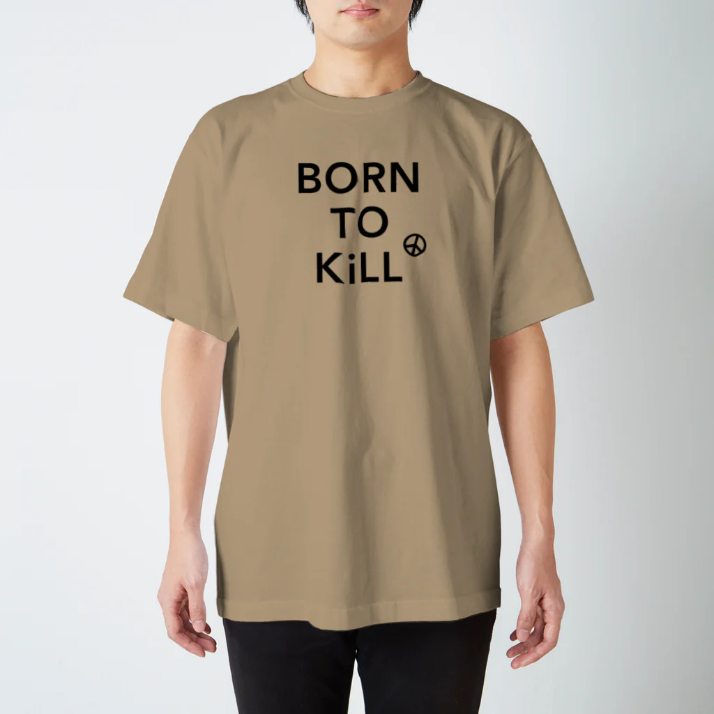 stereovisionのBORN TO KiLL（生来必殺）とピースマーク Regular Fit T-Shirt