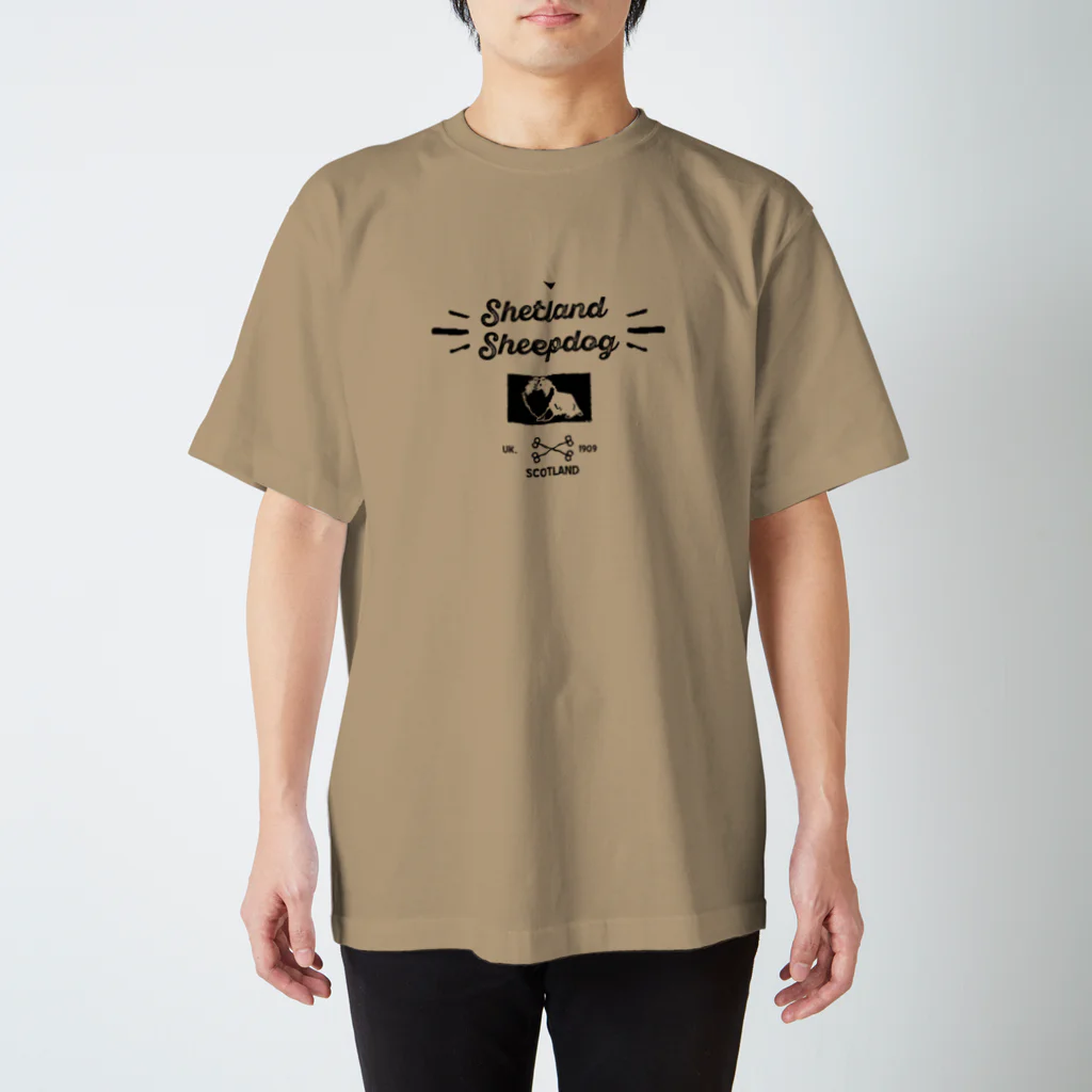 MOCUのshetland sheepdog Regular Fit T-Shirt