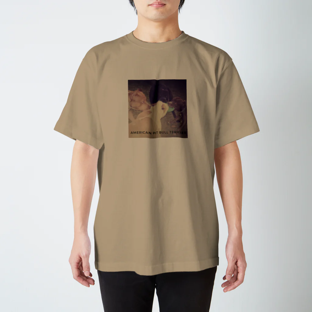 YunaKurokiのアメリカンピットブルテリア　 Regular Fit T-Shirt