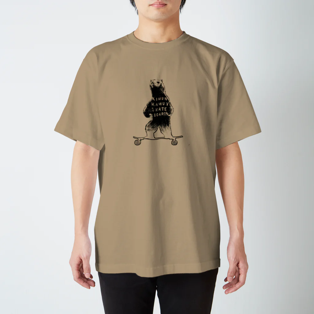 Kicks-maniaのキムンカムイ・スケートボーディング Regular Fit T-Shirt