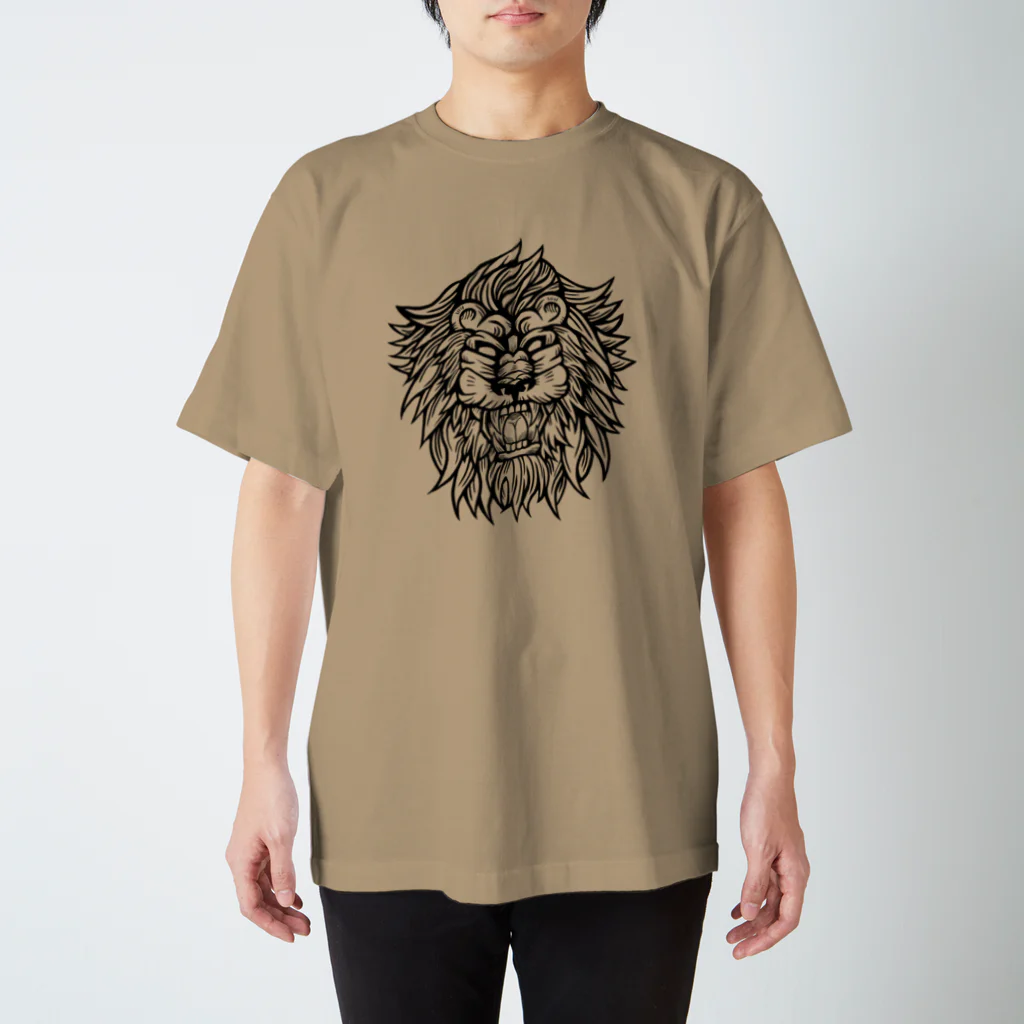 DOUBLE B NINE/BaBy9の獅子顔T-mono スタンダードTシャツ