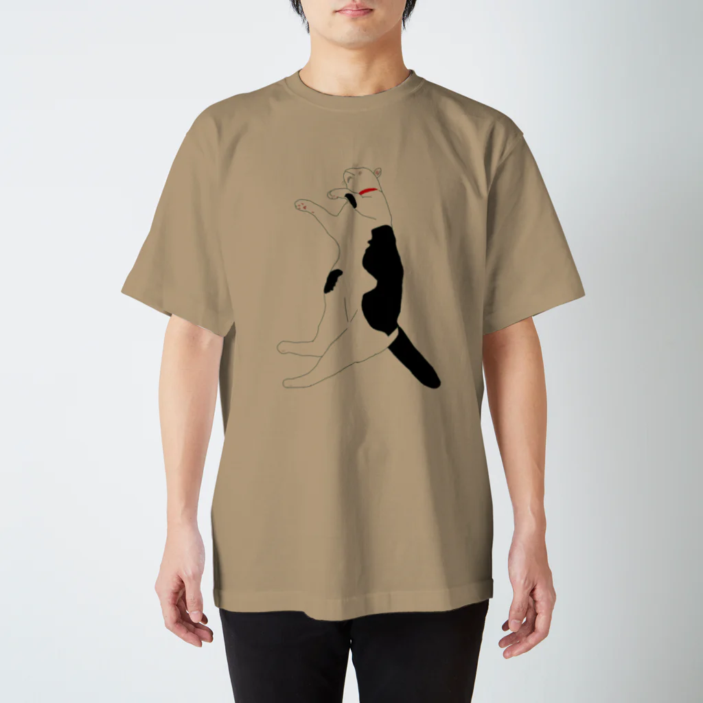 小鳥と映画館の落ちてるネコ Regular Fit T-Shirt