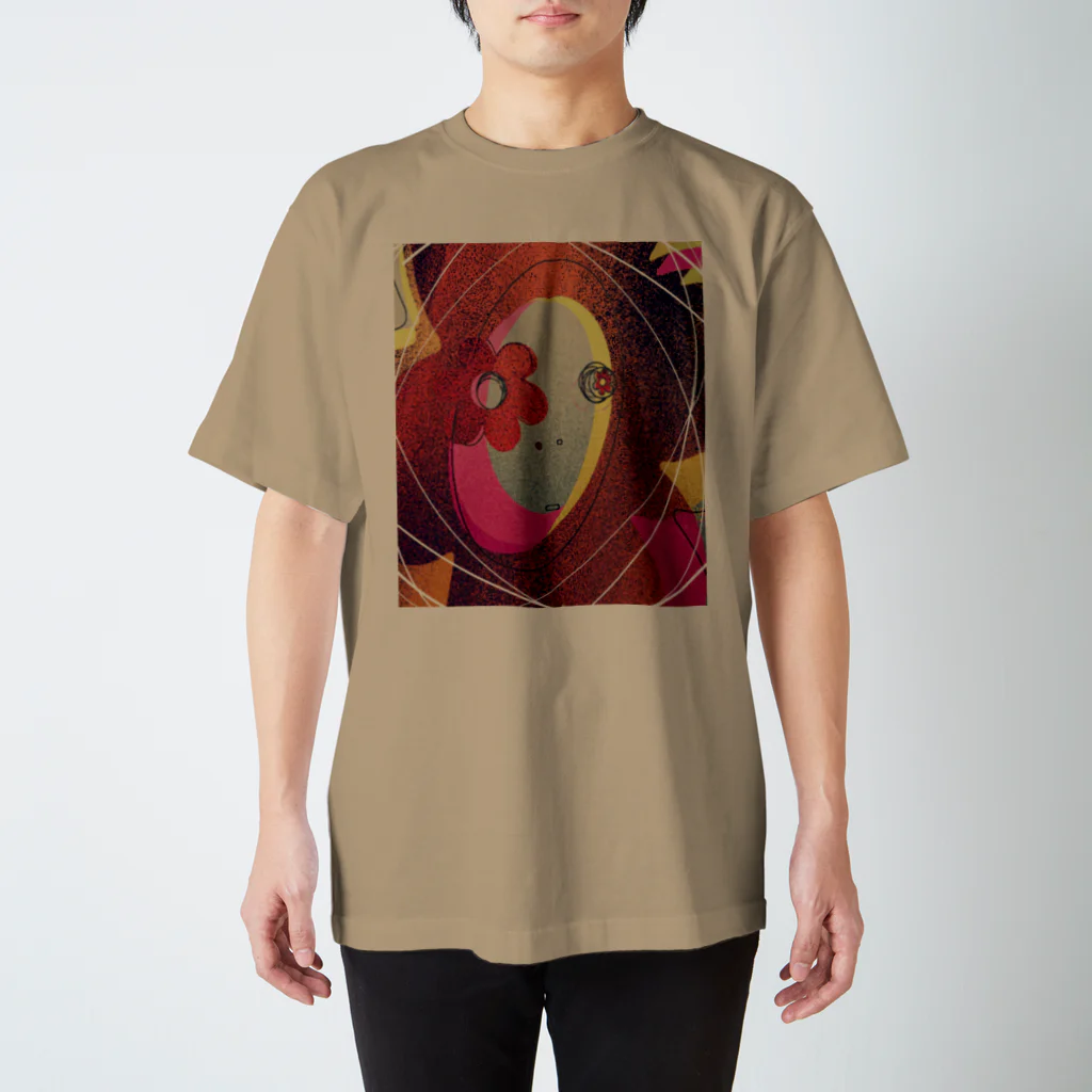 なにかしら並んでますのお花 Regular Fit T-Shirt