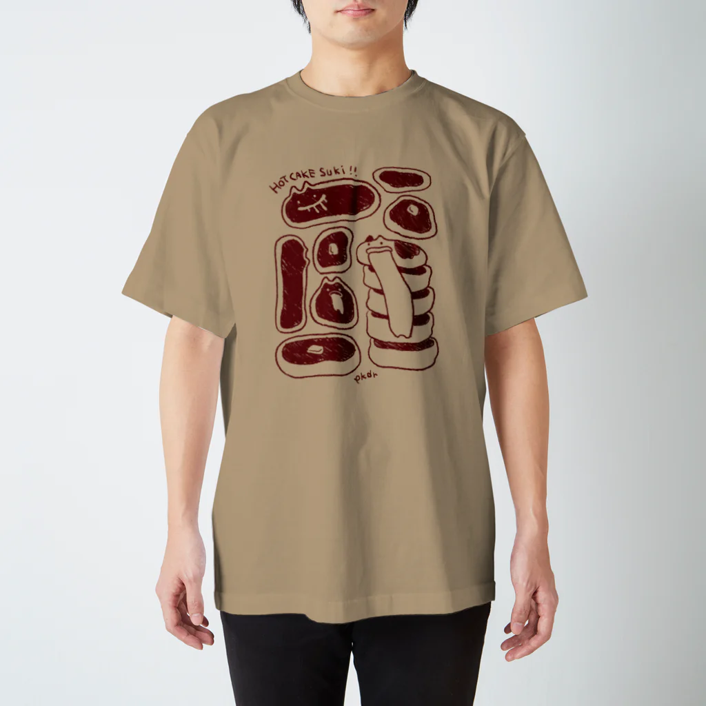 シュガァシロップのホットケーキ好き（柄っぽい） スタンダードTシャツ