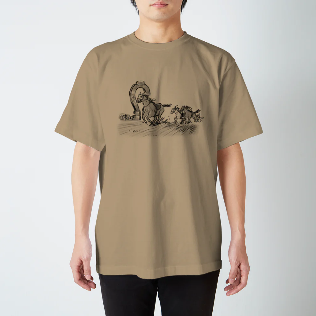 インチキ堂の空馬 티셔츠