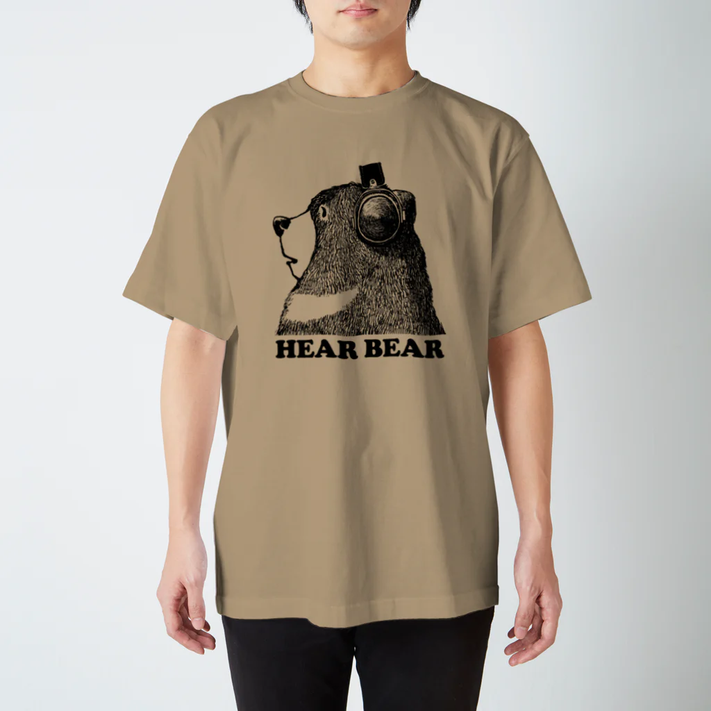 planetNITの聴く熊 Regular Fit T-Shirt