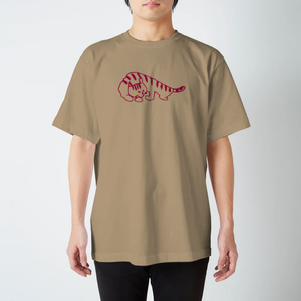 ayaka-kasののんびりネコ Regular Fit T-Shirt