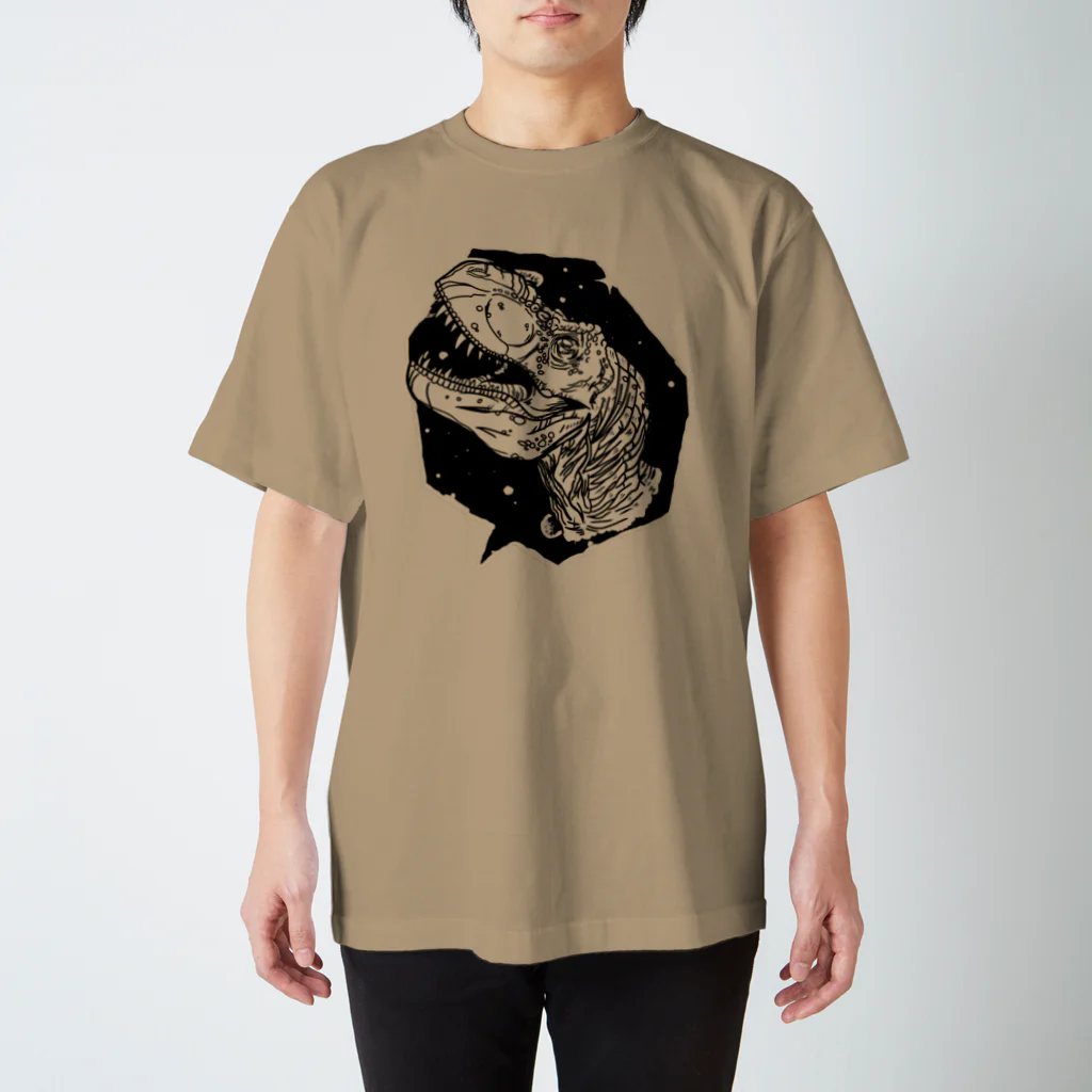 PHANT-ﾌｧﾝﾄ-の恐竜/白黒 Regular Fit T-Shirt