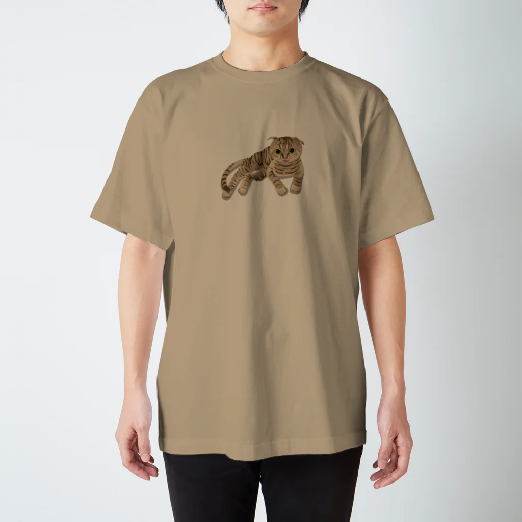 HIGH FIVE Shopのたれ耳ネコさん Regular Fit T-Shirt