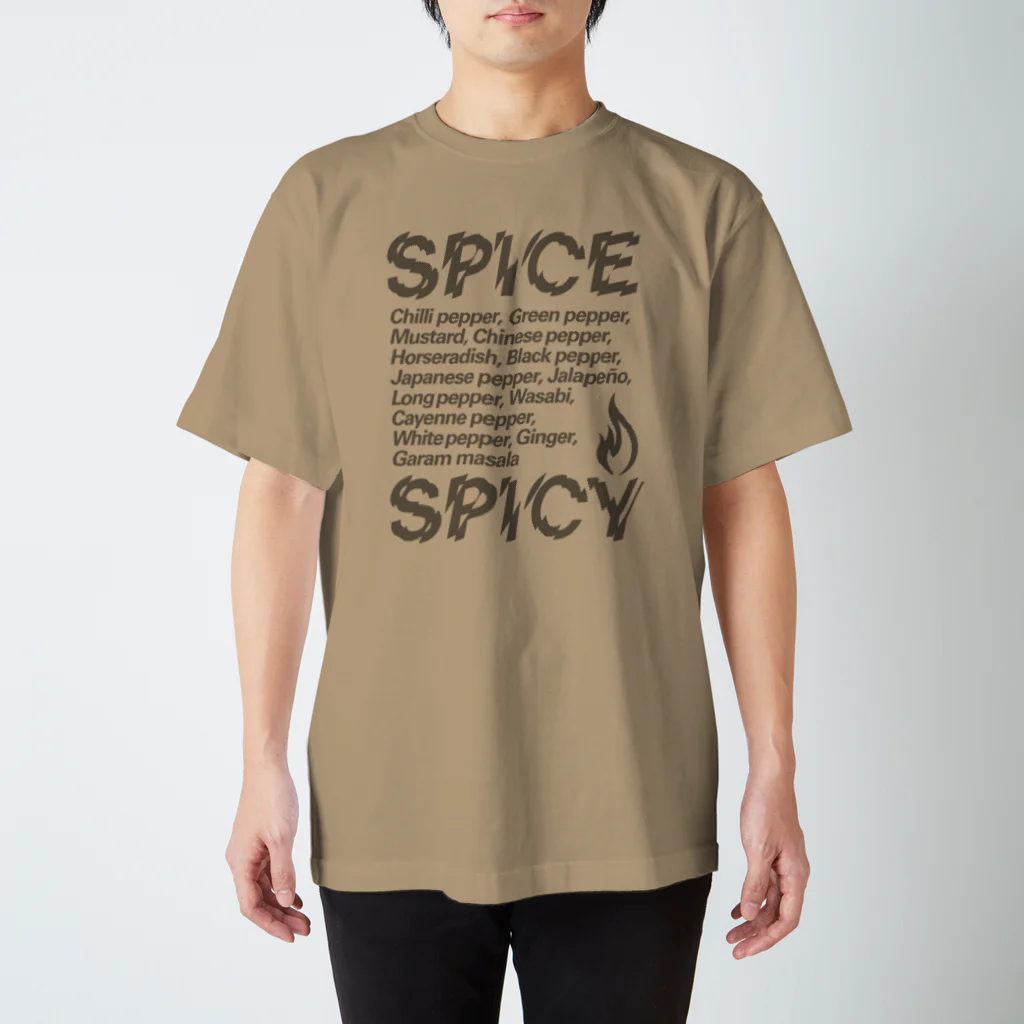 LONESOME TYPE ススのSPICE SPICY（Diagonal） Regular Fit T-Shirt