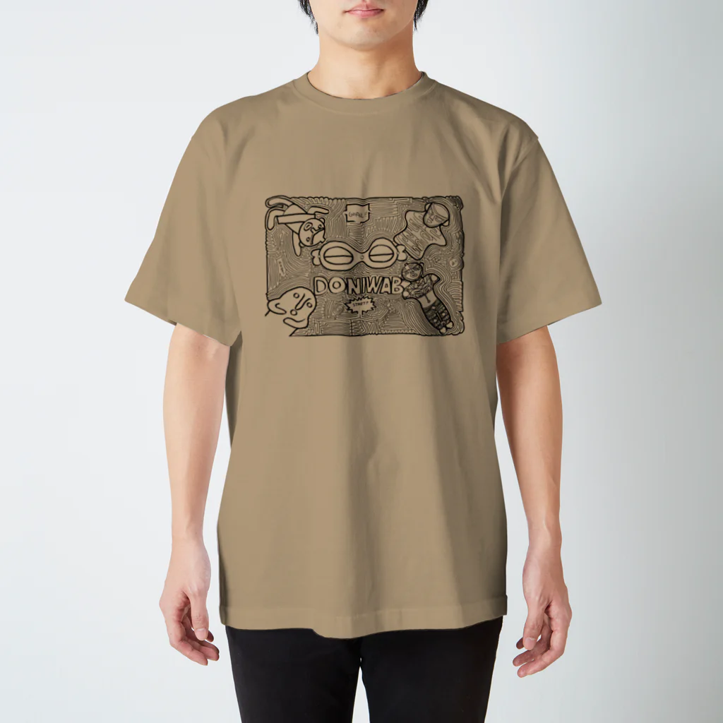 ドニワ部のドニワ迷路 スタンダードTシャツ