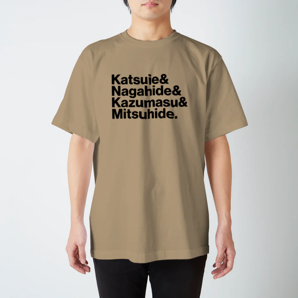 KAWAGOE GRAPHICSの織田四天王 スタンダードTシャツ