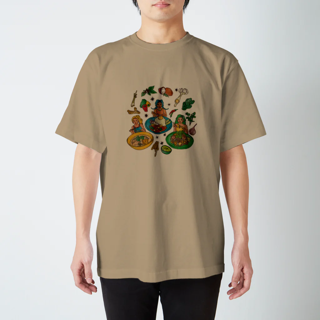 YUCANVASのタイ料理３姉妹 スタンダードTシャツ