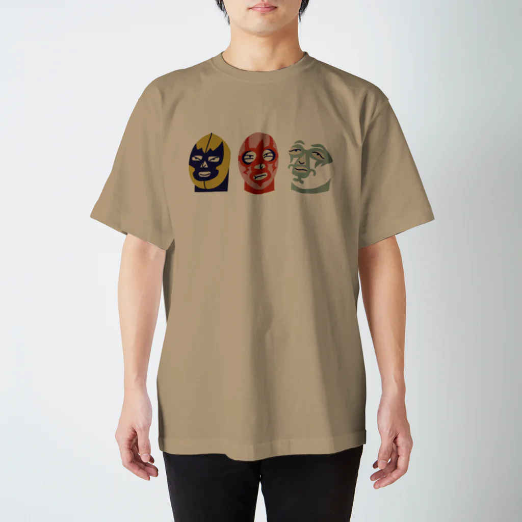 420 MUSIC FACTORYのルチャリブレ　マスク　メキシコ　プロレス　格闘技　01 スタンダードTシャツ