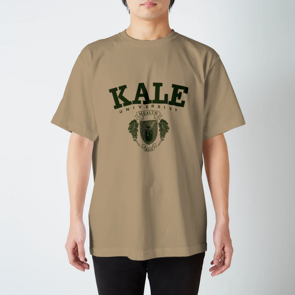 コノデザインのKALE University カレッジロゴ  スタンダードTシャツ