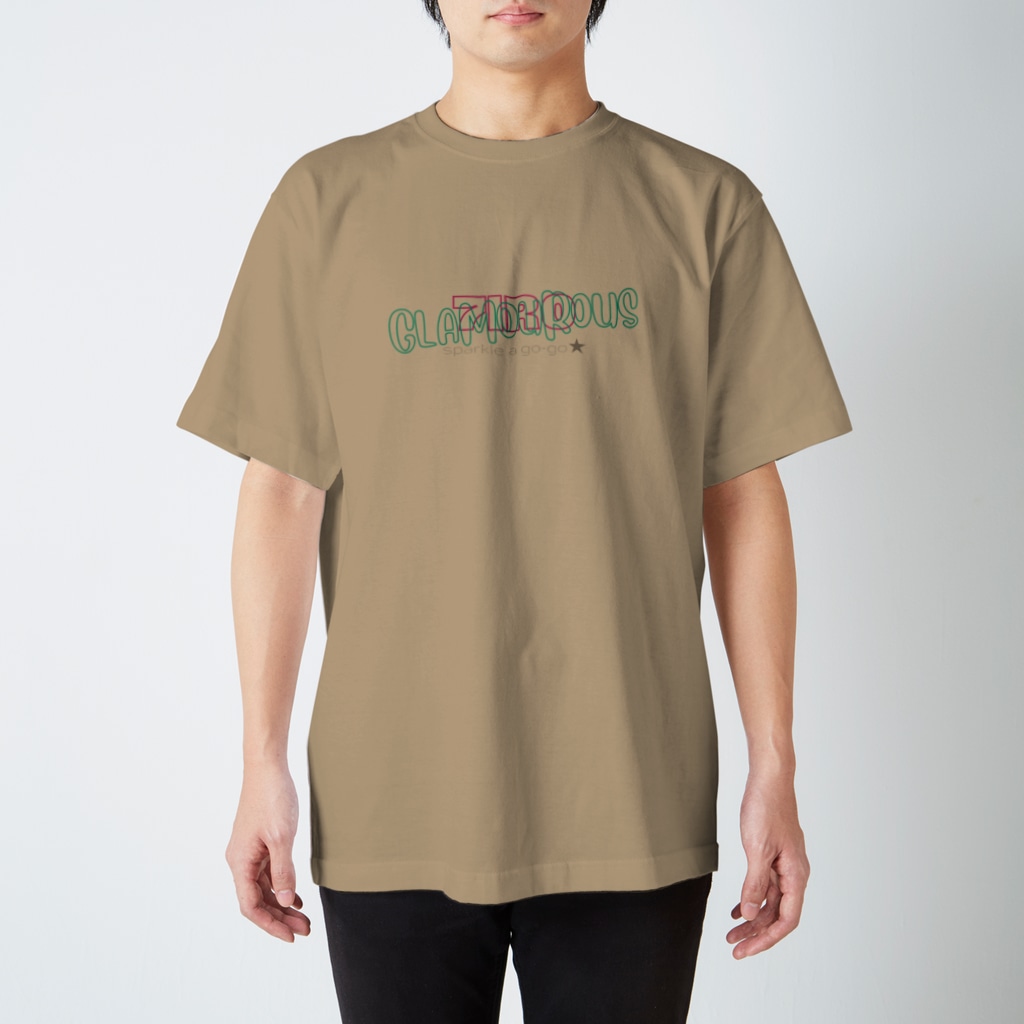 7IRO GLAMOUROUSの7IRO GLAMOUROUS＜白、淡色系＞ロゴTシャツ Regular Fit T-Shirt