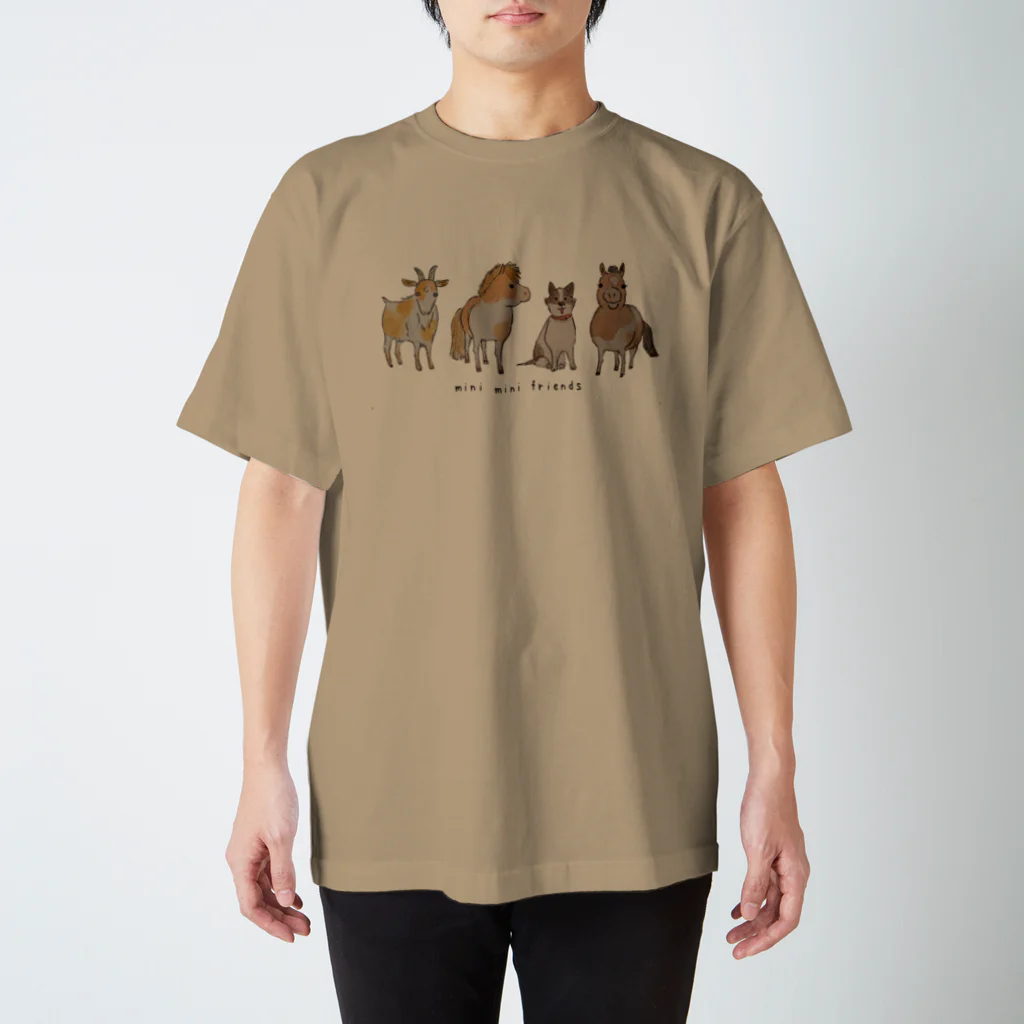 poniponiのミニミニフレンズ スタンダードTシャツ