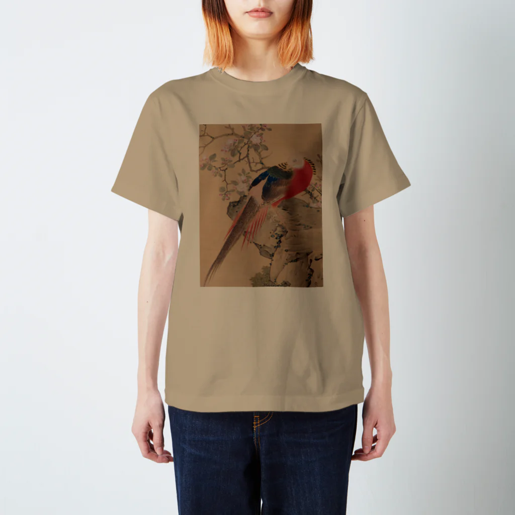 寿めでたや(ukiyoe)の浮世絵 UKIYOE 円山応挙；金鶏 スタンダードTシャツ