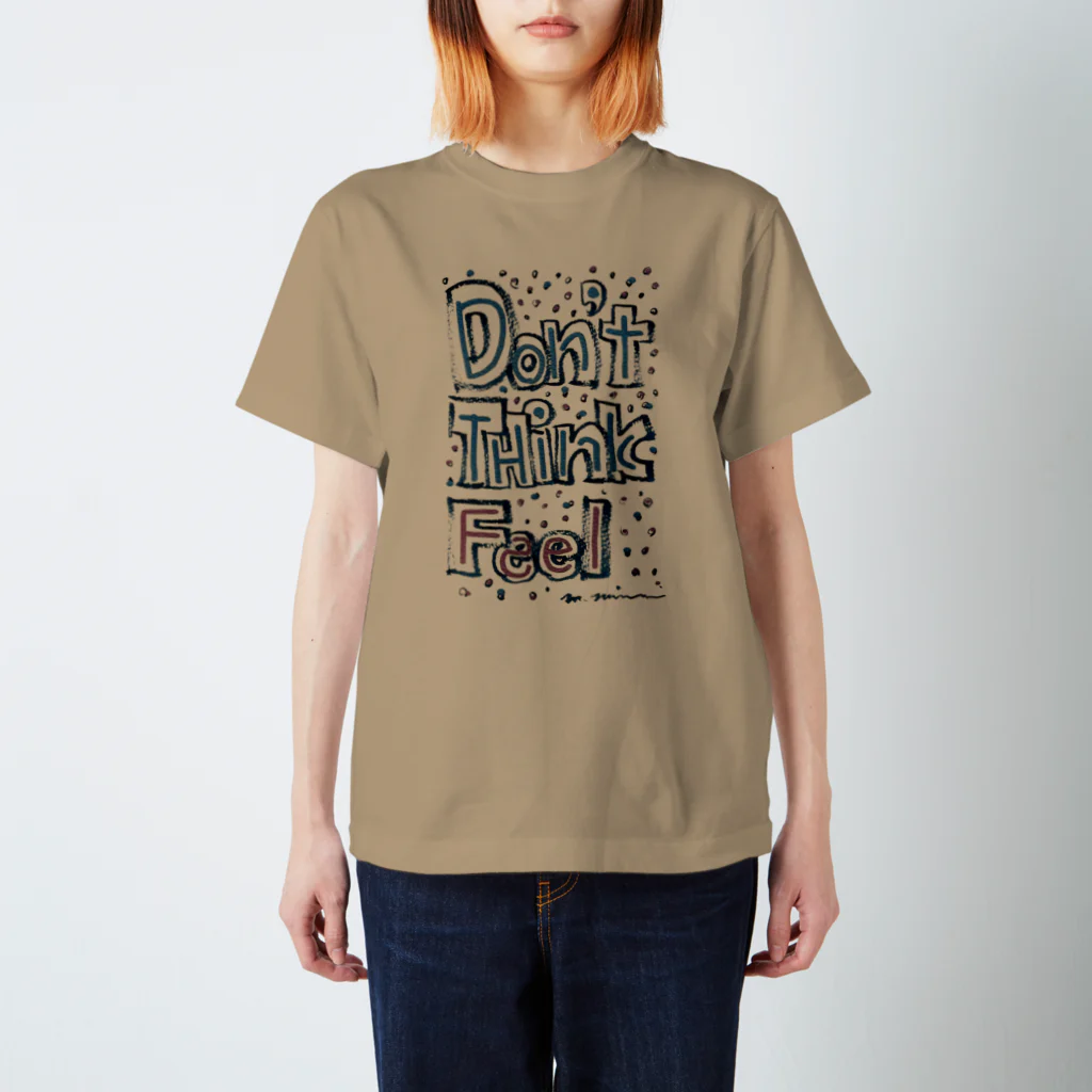 masahiro_minami_artのDON'T THINK FEEL スタンダードTシャツ