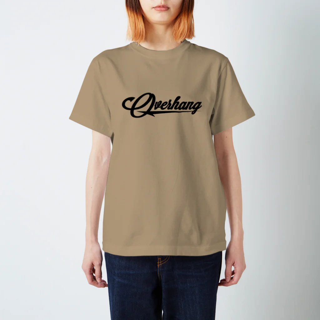 2753GRAPHICSのOverhang TEE - black logo - Regular Fit T-Shirt