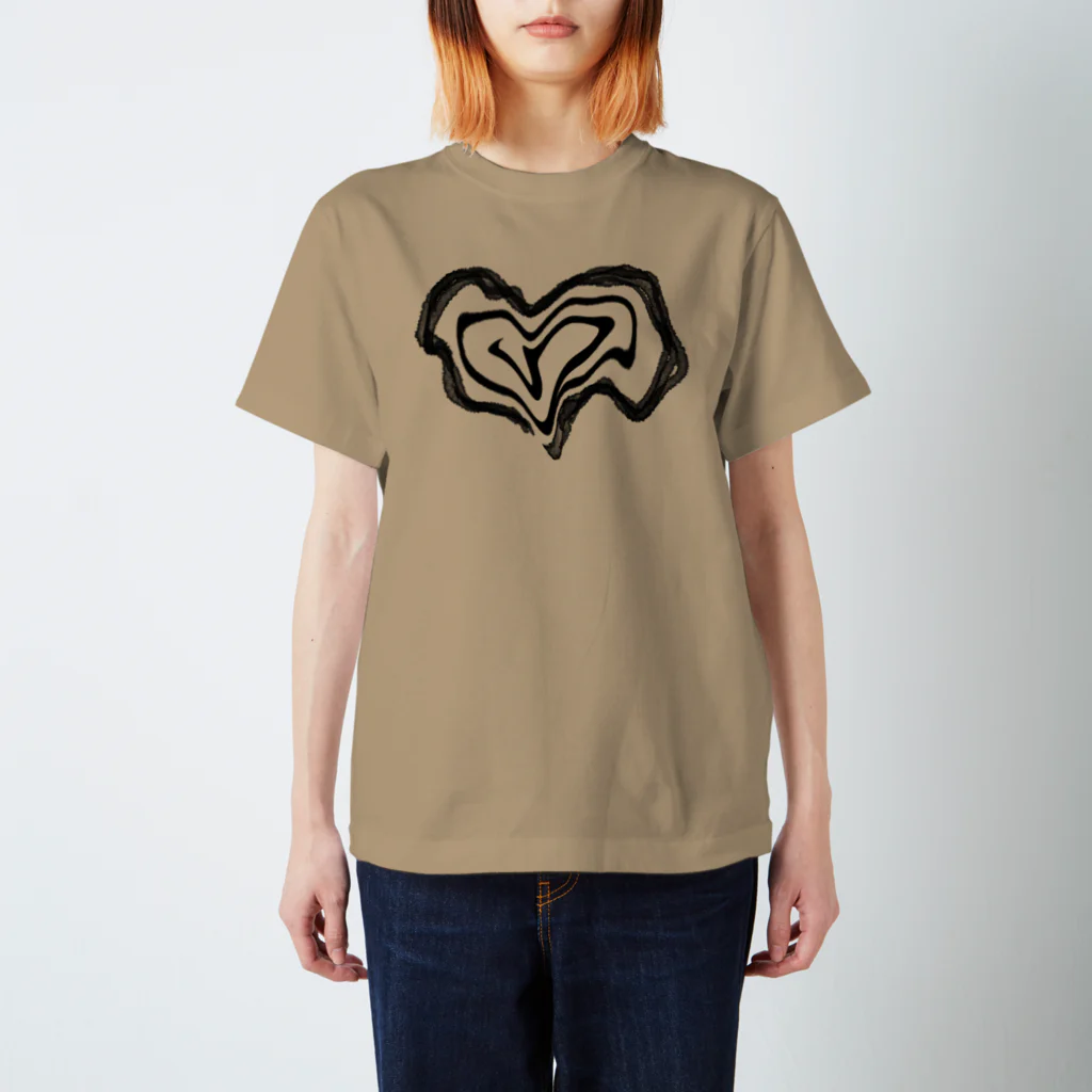 Shark Aerer'sのshark heart logo tee スタンダードTシャツ