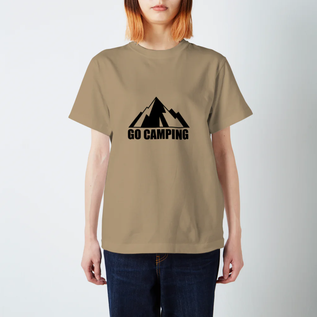 id-linkのアウトドア、登りたくなる山 スタンダードTシャツ