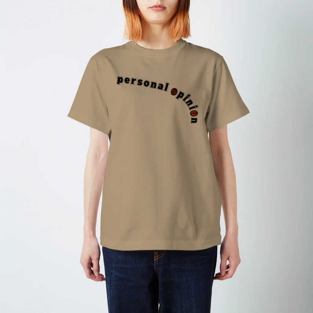 とんたんとかんたんのCOFFEE ROASTING COLLOR CHART スタンダードTシャツ