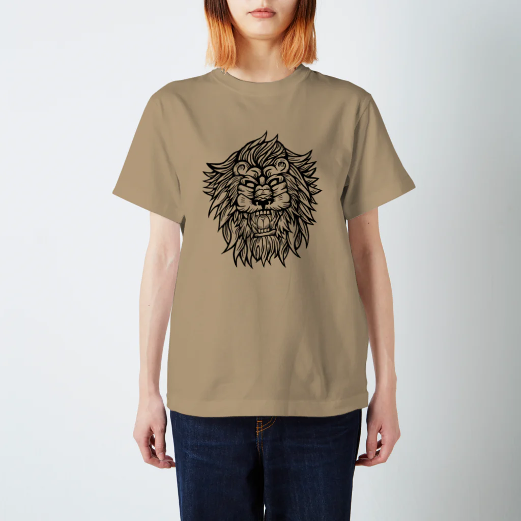 DOUBLE B NINE/BaBy9の獅子顔T-mono スタンダードTシャツ