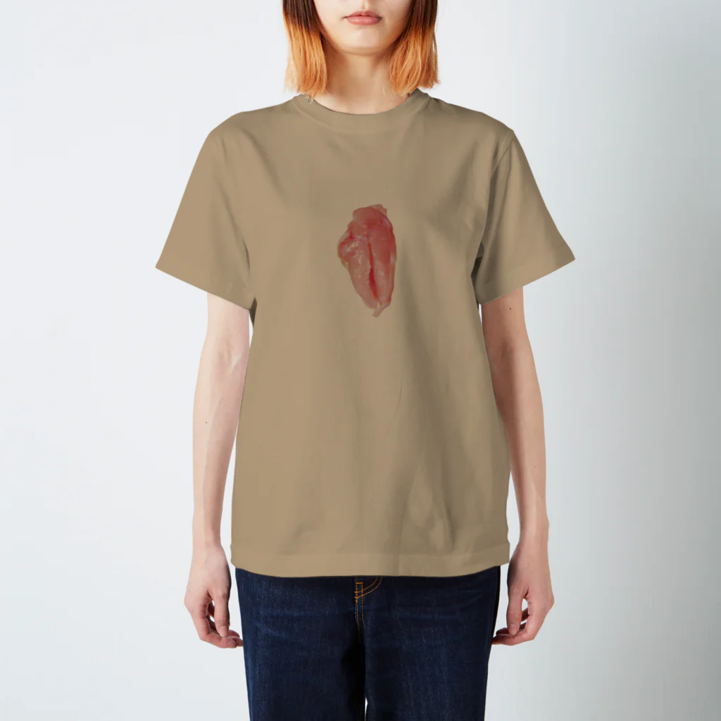 ミートショップフクハラの鶏むね肉【肉のフクハラ】 スタンダードTシャツ