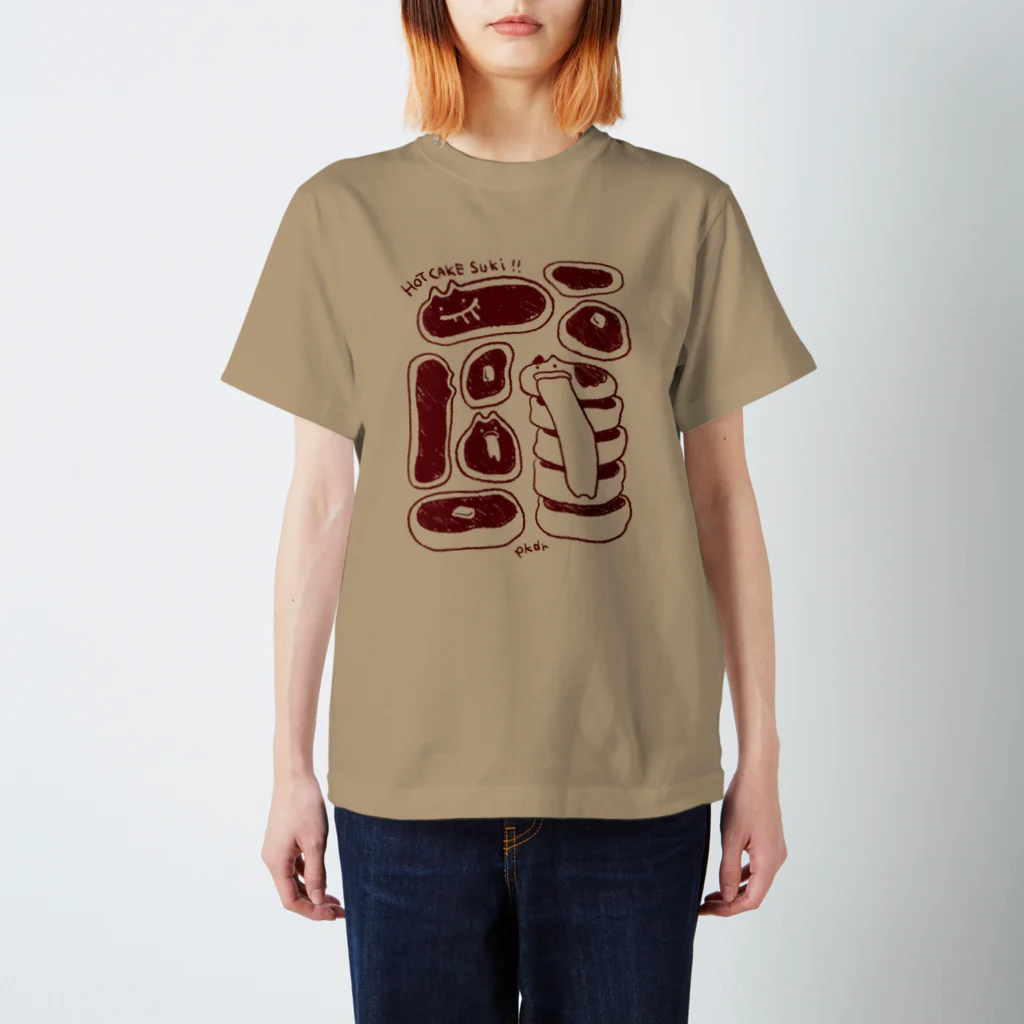 シュガァシロップのホットケーキ好き（柄っぽい） スタンダードTシャツ