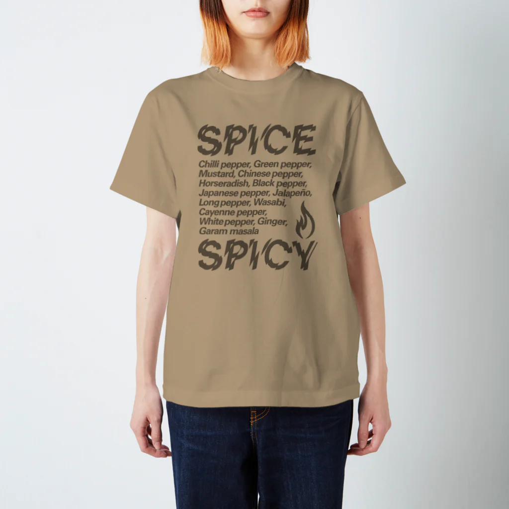 LONESOME TYPE ススのSPICE SPICY（Diagonal） Regular Fit T-Shirt