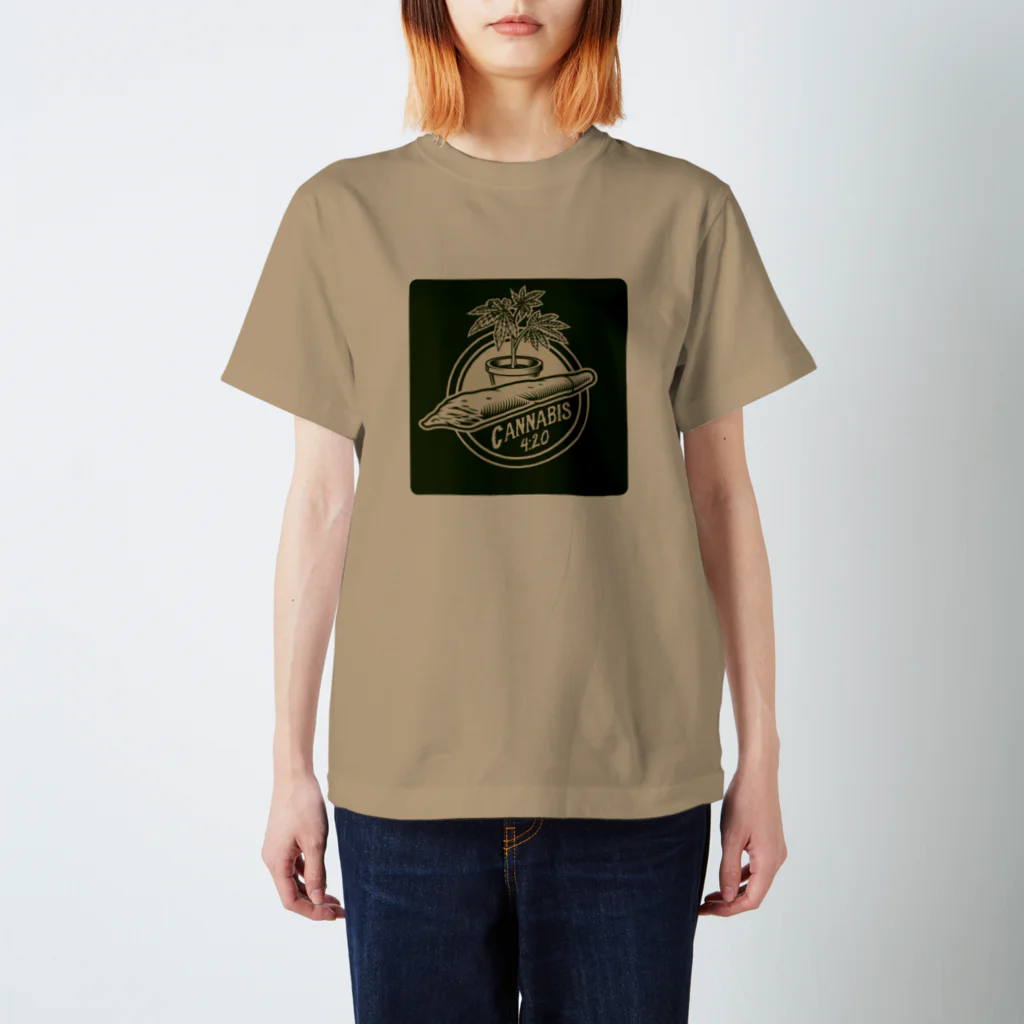 キヨのCannabis420 スタンダードTシャツ