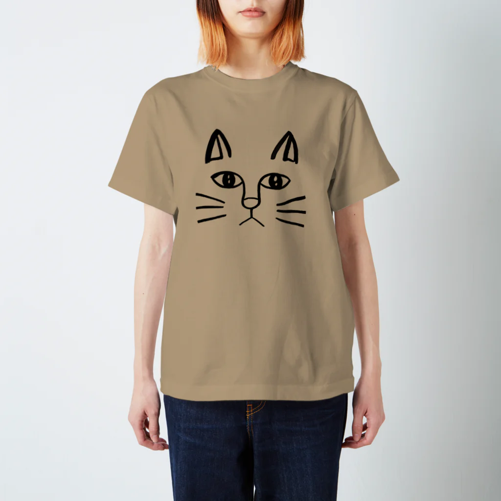 福猫屋の猫の顔 Regular Fit T-Shirt