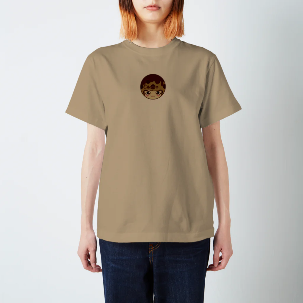 【Chocoa】-チョコア-のチョコア(カフェラテ) Regular Fit T-Shirt