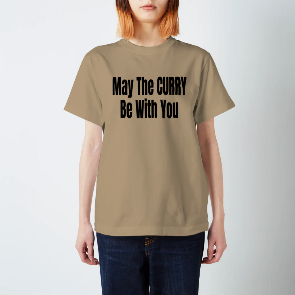 日本タルタル学会 非公式グッズ販売所のMay The CURRY Be With You Regular Fit T-Shirt