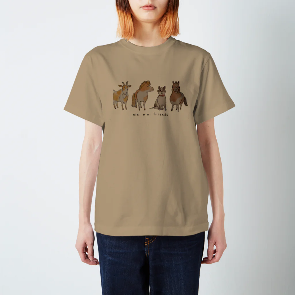 poniponiのミニミニフレンズ スタンダードTシャツ