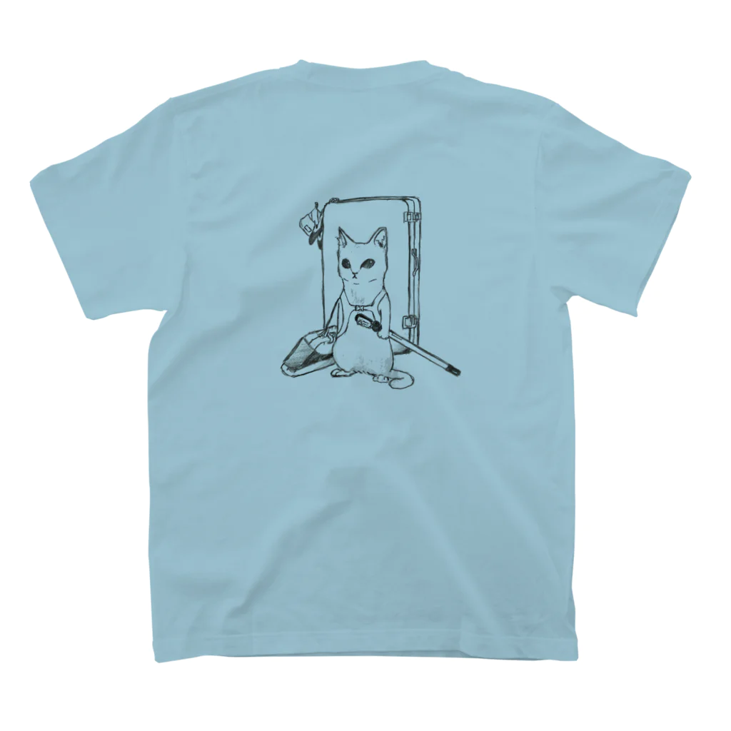 雨楽會のILL KITTEN スタンダードTシャツの裏面