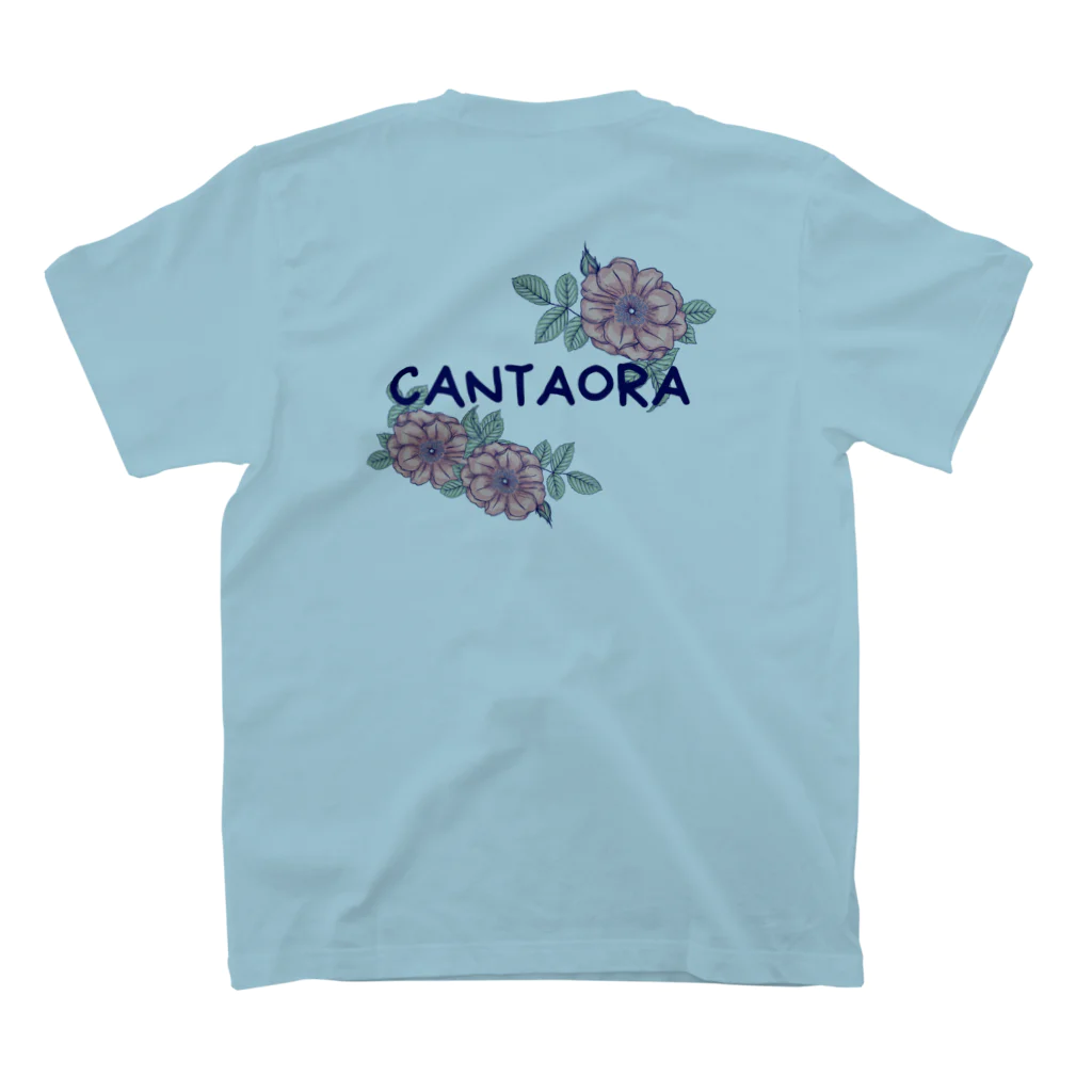 Tienda de Flamencoloresの3 ROSAS SALVAGES CANTAORA スタンダードTシャツの裏面