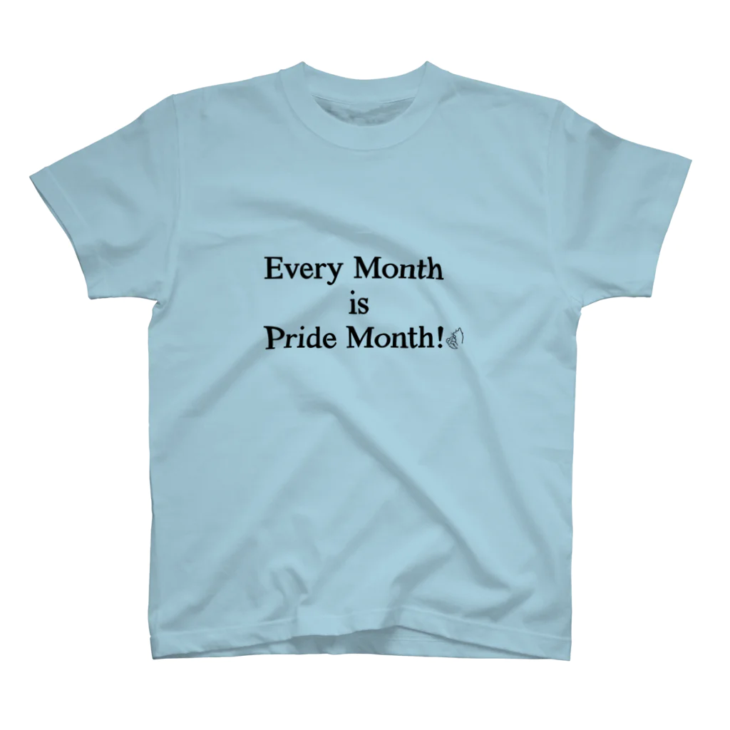 無真獣73号のEvery Month is Pride Month! スタンダードTシャツ